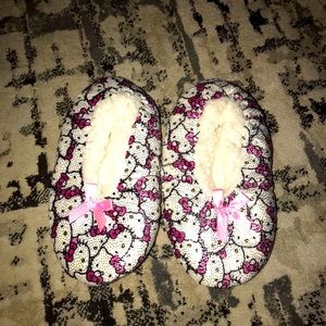 Hello kitty kids house slippers